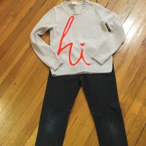 Girls crewcut bundle. Size 10 sweater and jeggings